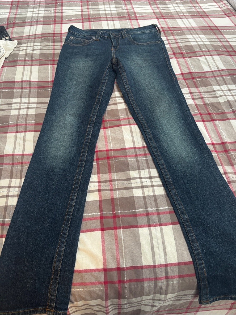 True Religion boys straight leg Jeans in Dark Indigo